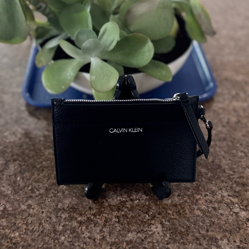 Calvin Klein Black Wristlet